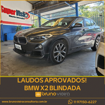 LAUDOS APROVADOS! BMW X2 BLINDADA
